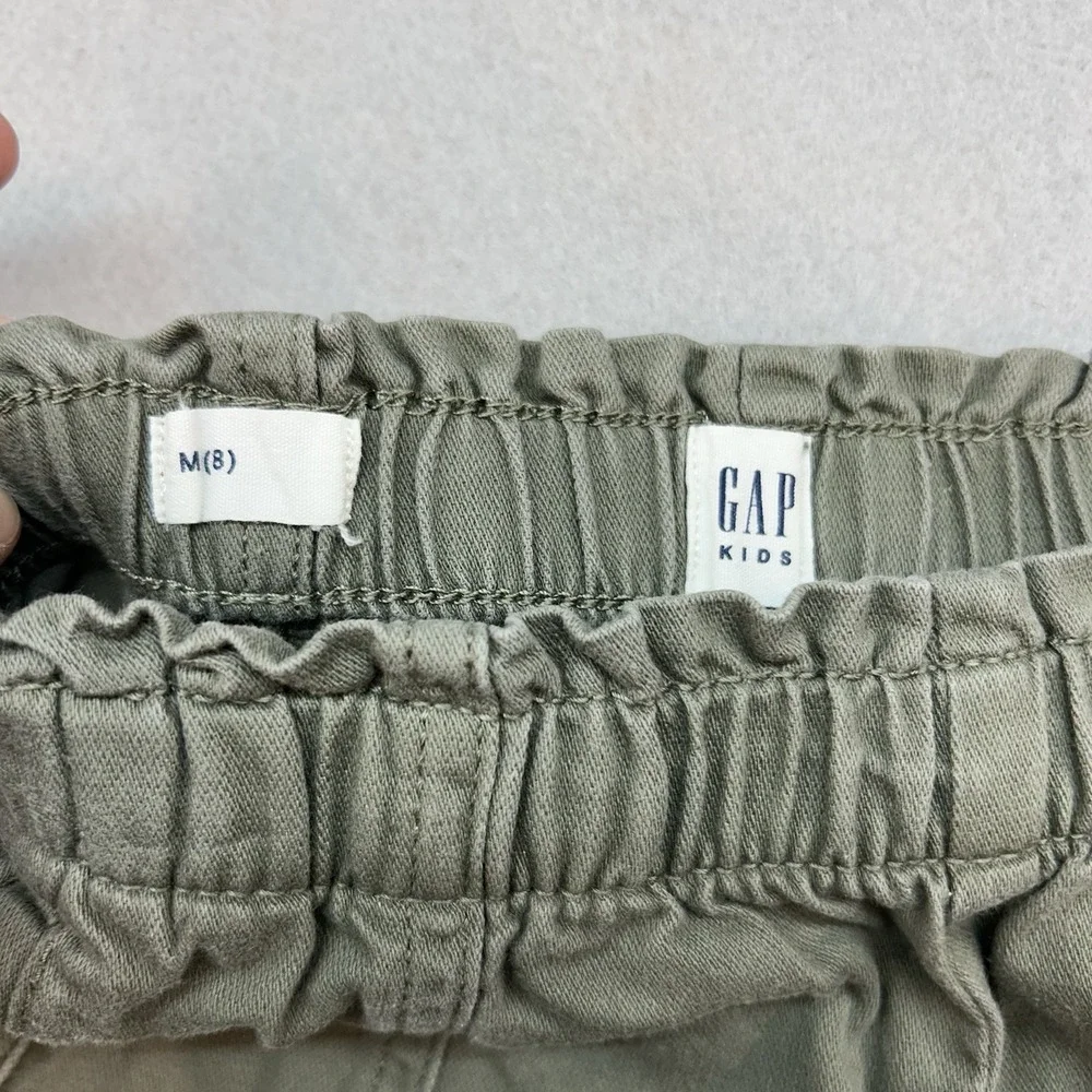 Gap Olive Green Cargo Pants Girls Size M Back To School Kids Clothes Y2K style